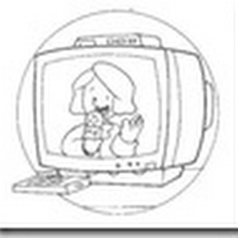 Dibujos para colorear medios de comunicación Jugar y Colorear